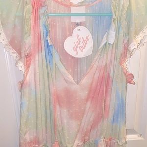 ADDISON Tie Dye Dress - THE GIRL TRIBE - New